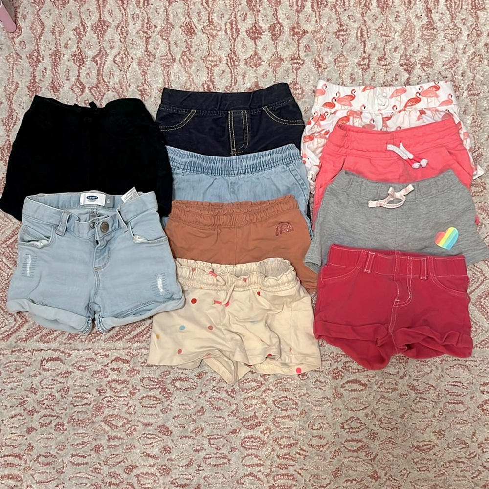 Bundle of 10 toddler shorts